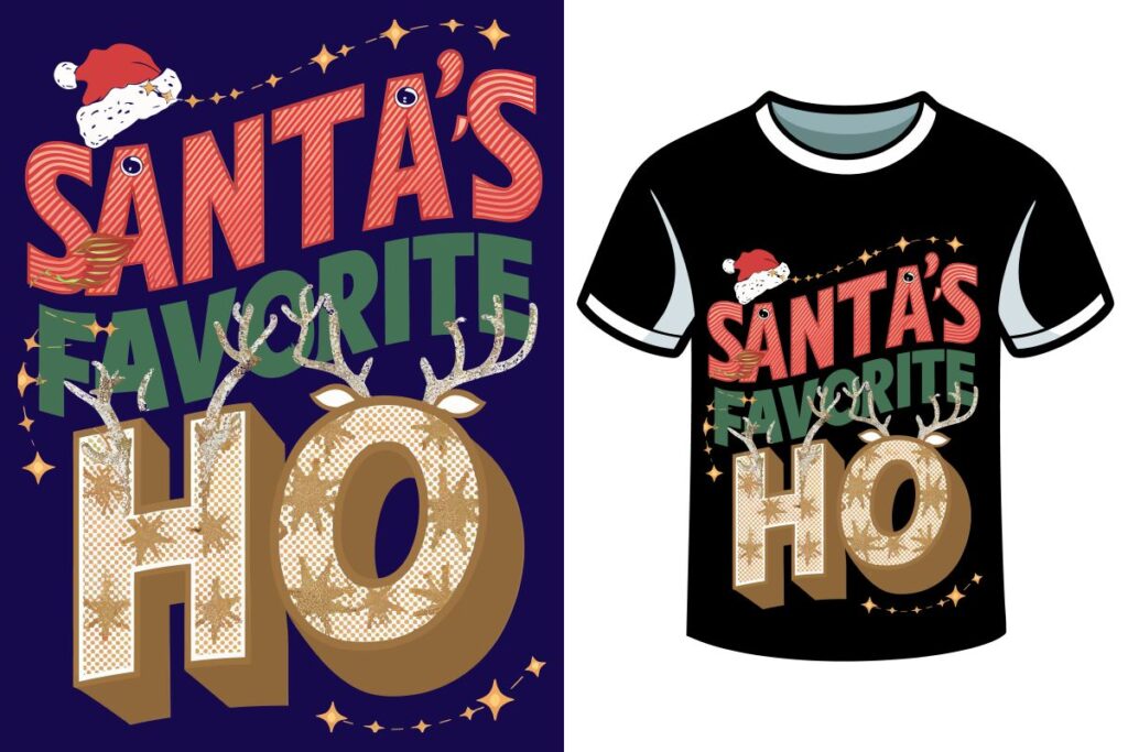 Transform Blank Shirts with Christmas Transfers